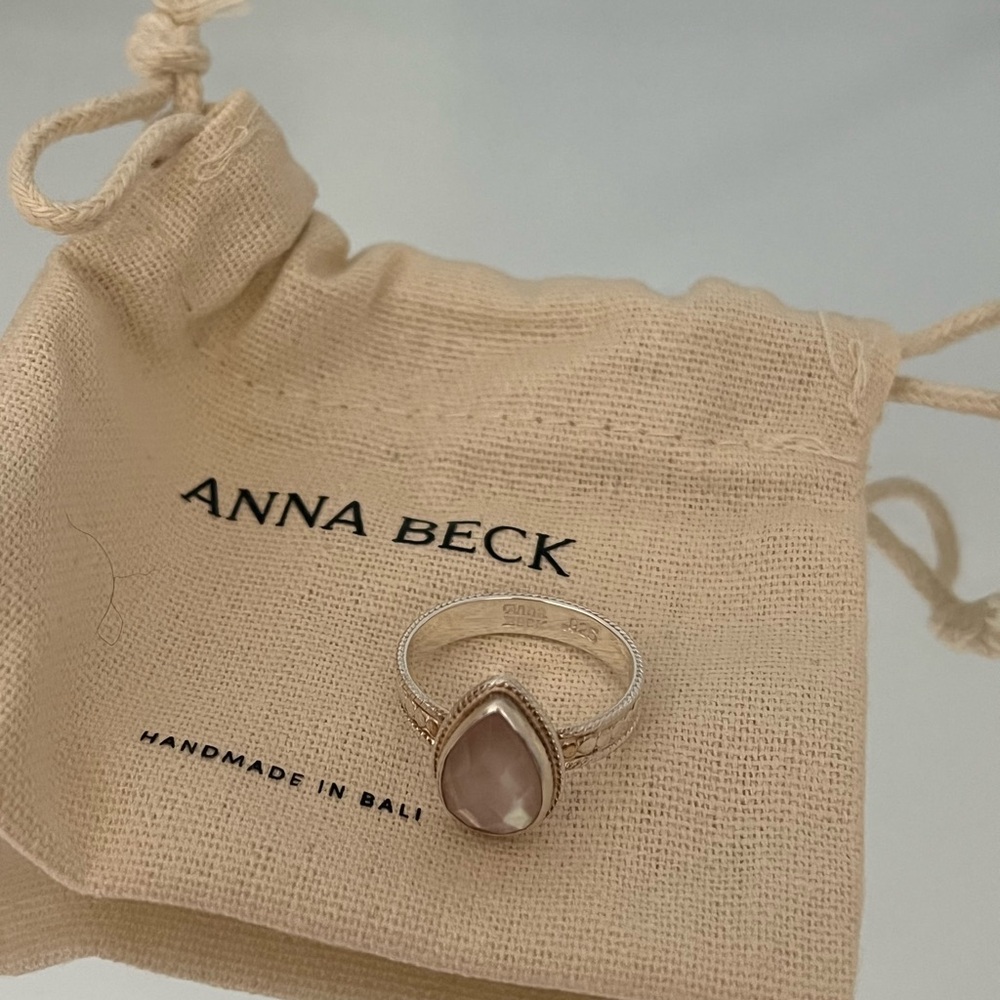Anna Beck Rose pink Ring size 8